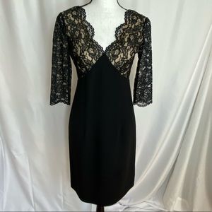 Maggie London Petite Lace Black dress